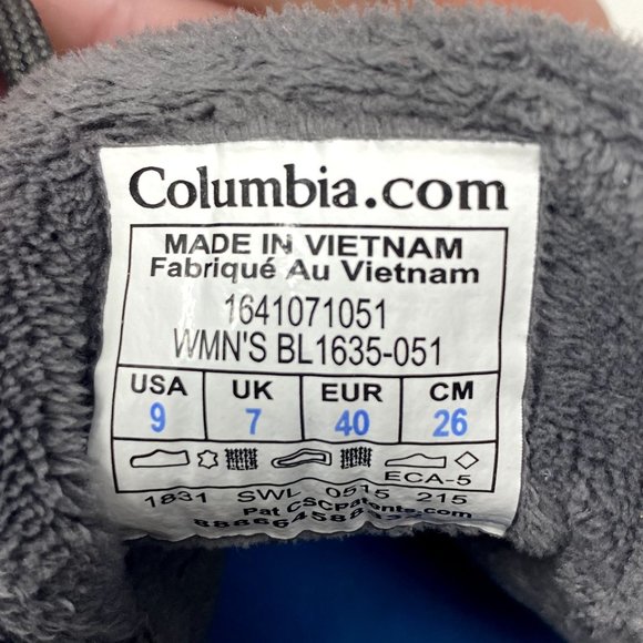 Columbia Grey Suede Boots, Womens Size 9 BL 1635-051 - Picture 11 of 13